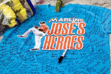 Las imágenes del dolor y llanto por la muerte de José Fernández