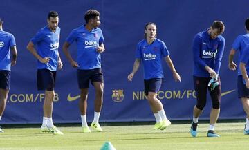 Barcelona training today