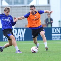 Barja completa la sesión de entrenamiento íntegra