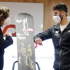 Eguibar celebra su oro mundial y apunta al "sueño de los Juegos"