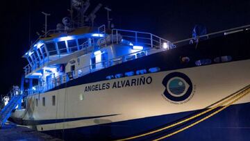 La "informaci¨®n vital" que recoger¨¢ el buque '?ngeles Alvari?o' antes de ir a La Palma