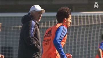 Bale, única ausencia en el entrenamiento del Madrid