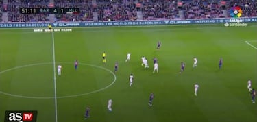 Takefusa Kubo nutmegs Leo Messi at Camp Nou!