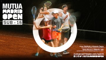 Cartel Promocional del Mutua Madrid Open sub-16.
