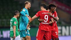 Werder Bremen 0 - 1 Bayern Múnich: Resultado resumen y goles