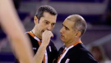 <b>DESIGNADOS. </b>Artega y Pérez Niz están designados para pitar el domingo el Unicaja-Caja Laboral.