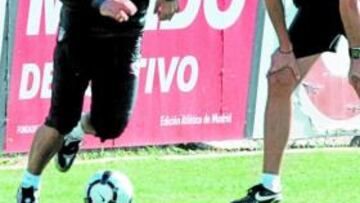 Raúl García, recuperándose de su lesión.