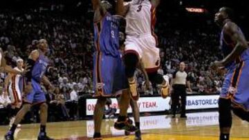Los Thunder toman Miami: Ibaka, máximo reboteador