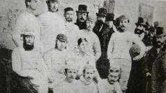 La plantilla del Sheffield FC, el club m&aacute;s antiguo de la historia del f&uacute;tbol mundial.