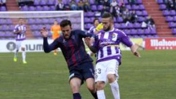 Un gol de Machís corona al Huesca en el estadio Zorrilla