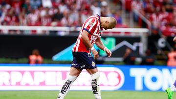 Javier -Chicharito- Hernandez of Guadalajara during the 4th round match between Guadalajara and Mazatlan FC as part of the Liga BBVA MX, Torneo Apertura 2024 at Akron Stadium on July 20, 2024 in Guadalajara, Jalisco, Mexico.