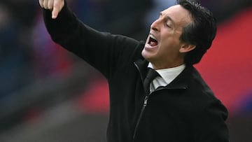 Unai Emery, entrenador del Aston Villa.