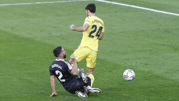 21/11/20 PARTIDO  PRIMERA DIVISION 
 VILLARREAL - REAL MADRID
 CARVAJAL
 PEDRAZA