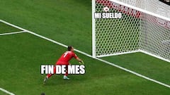 Muslera fue protagonista de las burlas tras caída de Uruguay