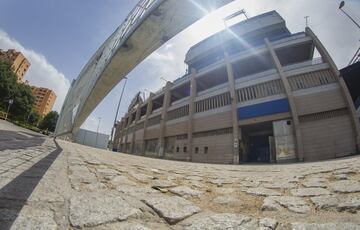 El avance de las obras de demolición del templo rojiblanco.