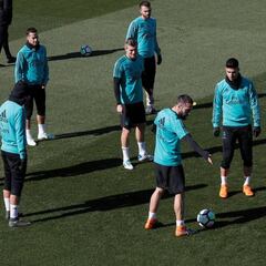 Isco y Ramos no se entrenaron con el grupo y son baja