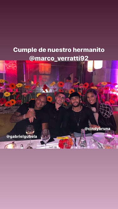 Nueva fiesta en el vestuario del PSG: los jugadores celebraron el cumplea?os de Verratti