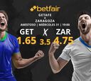 Getafe CF vs. Real Zaragoza: horario, TV, pronósticos y estadísticas