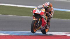 Dani Pedrosa con la Honda en Assen.