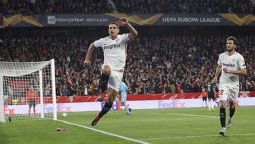 Ben Yedder se dio prisa: el Sevilla acaba como líder de su grupo