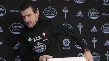 Juan Carlos Unzu&eacute;, en sala de Prensa.