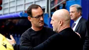 Joseba Etxeberria y Julián Calero.