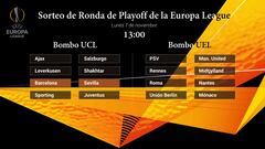 Así son los posibles rivales de Barça y Sevilla