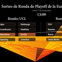 Así son los posibles rivales de Barça y Sevilla