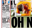David De Gea, en el punto de mira de la prensa inglesa