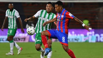 El volante de 33 años salió lesionado a los 22 minutos ante Unión Magdalena.