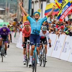 Harold Tejada estrena su palmarés con el Movistar salvando un día difícil