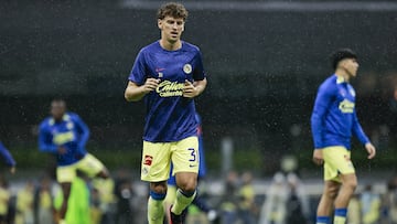 Igor Lichnovsky of America during the game America vs Guadalajara, corresponding to Round 08 of the Torneo Apertura 2023 of the Liga BBVA MX, at Azteca Stadium, on September 16, 2023.
<br><br>
Igor Lichnovsky de America durante el partido America vs Guadalajara, correspondiente a la Jornada 08 del Torneo Apertura 2023 de la Liga BBVA MX, en el Estadio Azteca, el 16 de Septiembre de 2023.