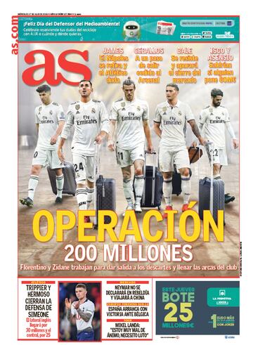 Las portadas de AS de julio