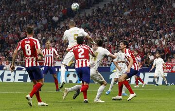 Oblak le paró a Benzema la mejor ocasión del partido.