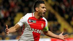 Falcao Garc&iacute;a celebra el gol ante Nancy para avanzar a la final de la Copa de la Liga de Francia