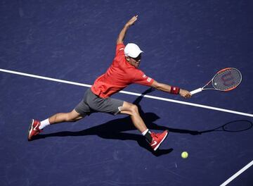 Kei Nishikori sees off Dan Evans