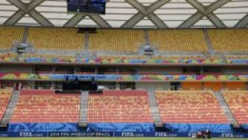El estadio de Amazonia, en Manaos.