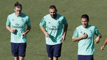 Bale, Benzema y Hazard.