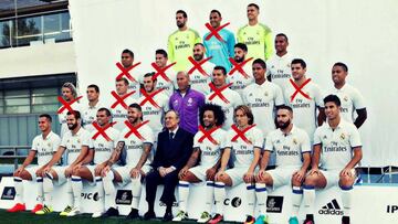 El Real Madrid ya ha perdido a 14 jugadores por lesión este curso