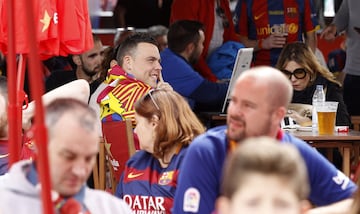 El ambiente previo de la final de Copa en las Fan Zones