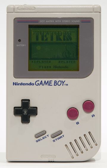 Original Nintendo Gameboy with Tetris running