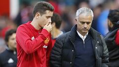 Ander Herrera y Mourinho. 