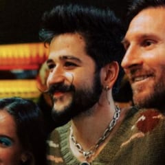 Messi se va al concierto del cantante de moda