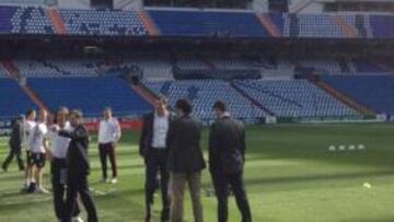 El Madrid prepara un tifo con Juanito y el número 7