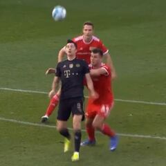Si esto de Lewandowski acaba en gol, lo del Balón de Oro queda visto para sentencia