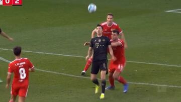 Si esto de Lewandowski acaba en gol, lo del Bal¨®n de Oro queda visto para sentencia