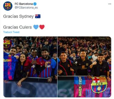 El madridista que se ha colado en las redes del Barça desde Australia