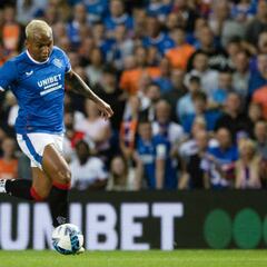 Alfredo Morelos, a dos partidos de fase de grupos de Champions