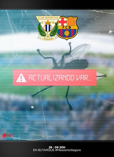 El Legan¨¦s ¡®pide¡¯ al Bar?a que le ayude a actualizar su VAR