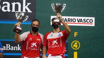 Aimar, con la Copa del Masters